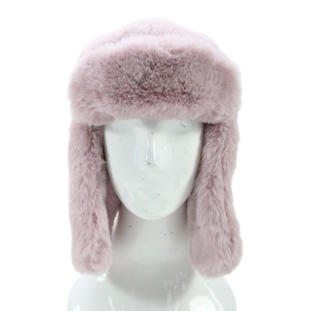 Apparis Womens Winter Trapper Ear Flap Hat Pink One Size